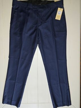 Scotch & Soda Men's Navy Dress Pants - Modern Fit